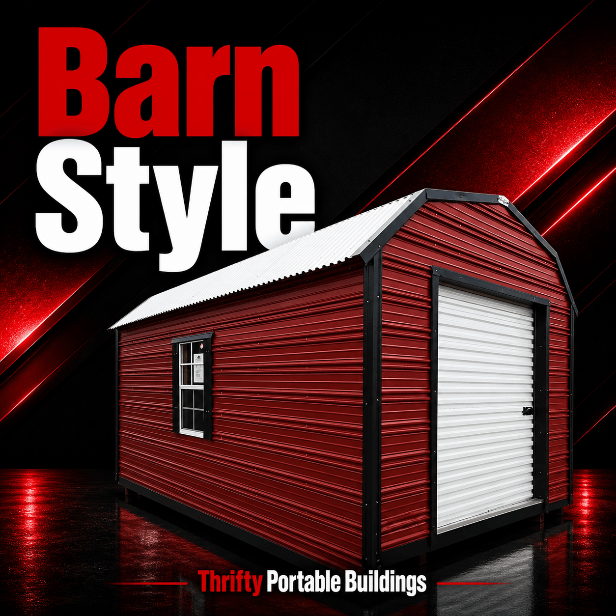 Aluminum Barn Style Shed